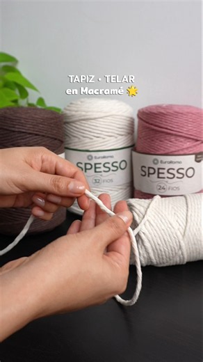 DIY Macrame Wall Hanging|Tutorial Tapiz en Macramé 💖 #diymacrame #macrame