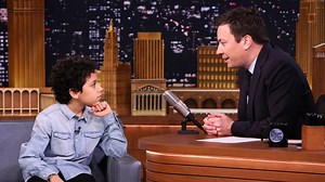 Jimmy talks to 12-year-old emotional advice expert Ciro Ortiz who set up a subway stand in NYC to counsel commuters. | The Tonight Show Starring Jimmy Fallon