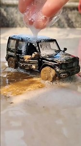 Car mud washing after off-road 💦💧| Mercedes Benz G-Wagon | Diecast scale model cars drift कार धुलाई