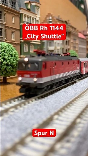 Spur N: FLEISCHMANN ÖBB Rh 1144„City Shuttle“ #modellbau #modellbahn #modeltrains #öbb #1zu160
