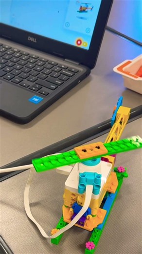 Lego spike prime : Hovering Helicopter #steam #coding # #school #scratch #teacher