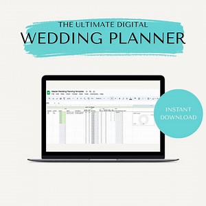 Digital Wedding Planner - Google Sheet Instant Download - Fully Customisable - Wedding Planning - Stress Free Wedding Checklist - Etsy