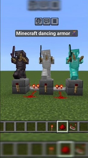 “🕺 Minecraft Tutorial: How to Make a Dancing Armor Stand 😍 | Easy Trick!” #minecrafttutorial