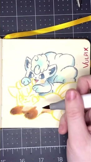 It is Day 10 and I couldn’t pick just one Vulpix! I love both regular and Alohan versions! #pokemon