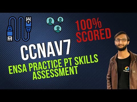 ENSA Practice PT Skills Assessment (PTSA) | Step by step solution | CCNAv7 | CCNA Lab | BookMan