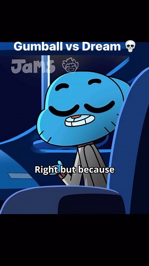 Jams on Instagram: "Once in a lifetime opportunity to animate these 2 in the same animation 😂 #dream #dreamvsgumball #gumball"