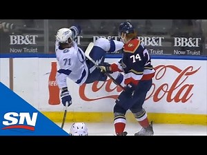 Ross Colton Jumps Owen Tippett After Anthony Cirelli Goes Down Heavily In Corner