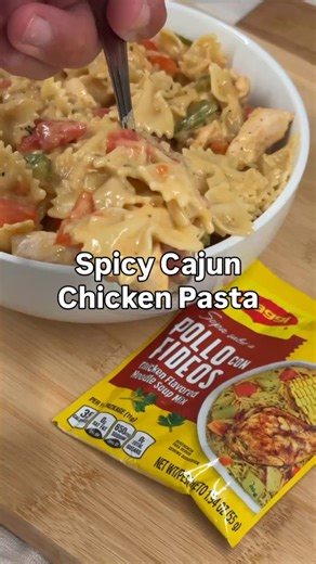 2K views | Turn up the heat with this creamy, spicy Cajun Chicken...