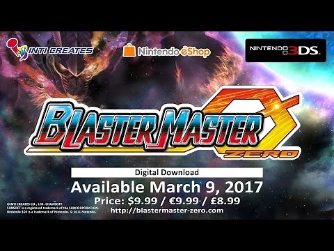 Blaster Master Zero - Official Trailer (Nintendo 3DS)