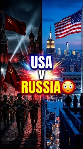 Russia vs USA 😳 | The Cold War Story #history