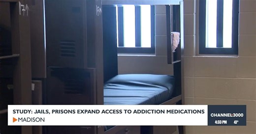 Study: Jail, prisons expand access to opioid use disorder medication