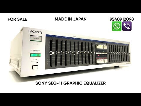 SONY SEQ-11 GRAPHIC EQUALIZER Contact No-9540912098