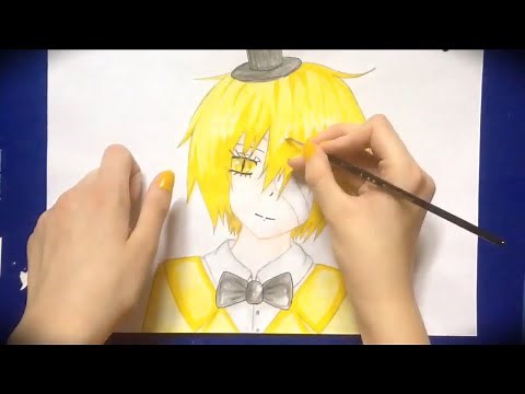 [Gravity Falls Speedpaint] Bill Cipher - Human Form 【アニメAnime】
