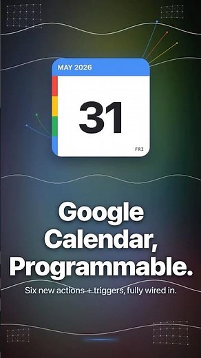 Google Calendar, programmable in Taskade Genesis 🧬