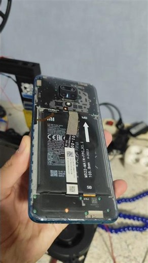 clear glass mode on Xiaomi Redmi note 9s with rasor blade #tech #xiaomi #clean #glass