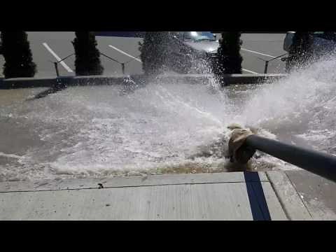 Code compliant underground Fire Main flush, NFPA 24 and NFPA 13