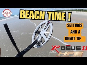 Beach Time ! Settings and a Great Tip - XP Deus II HF2 Coil