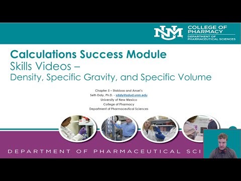 Density, Specific Gravity, and Specific Volume