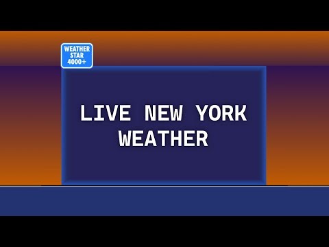 [🔴 LIVE] WeatherStar 4000 - New York, NY USA