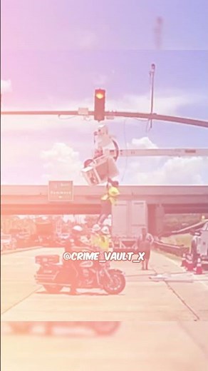 18-Wheeler Slams Into DOTD Bucket Lift — Shocking Near Miss Caught on Camera!