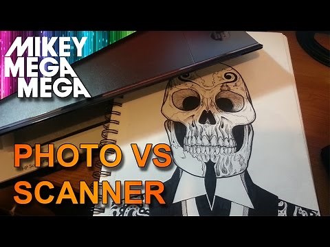 HOW TO PUT YOUR ART ON THE COMPUTER! SCAN IT OR PHOTO!