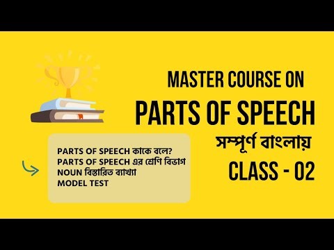 Parts of Speech Full Course Bangla | Class 02 | Definition and Types of Parts of Speech