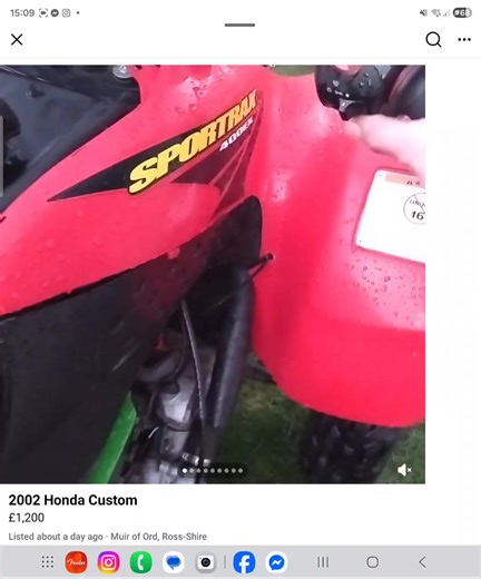 Cbr600 qaud bike,for sale btw