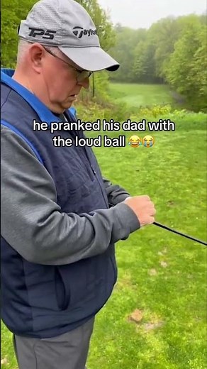 Son Pranks Dad with a SHOCK’D Golf Ball 😂⛳️