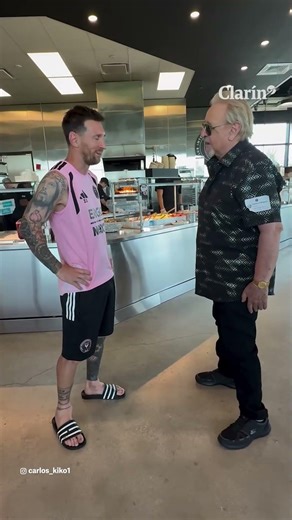 Messi y Quico, juntos