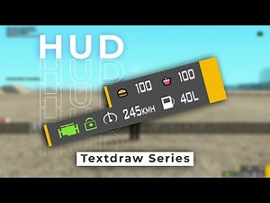 [FREE] HUD hunger, thrist, speedmeter, engine, lock, fuel TEXTDRAW + download link