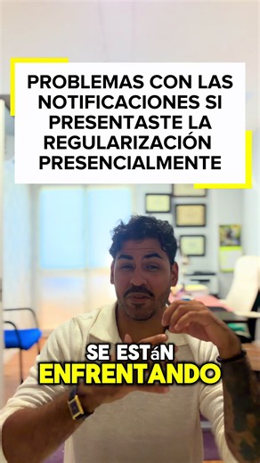 Problemas al presentar tu solo la regularización: la notificación electrónica #regularizacion #permisodetrabajo #residencia #penales