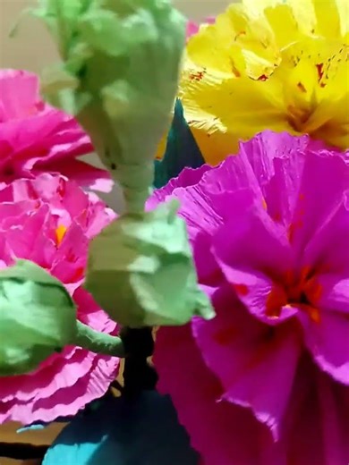 Craft: Changing Rose Flowers making with colour paper