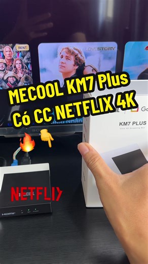 TV Box Mecool KM7 Plus với Netflix 4K