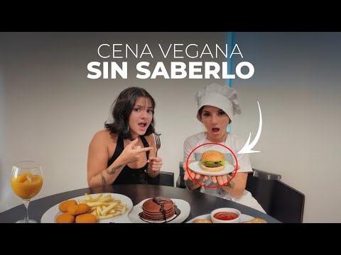 HICE UNA CENA VEGANA PARA MI HERMANA