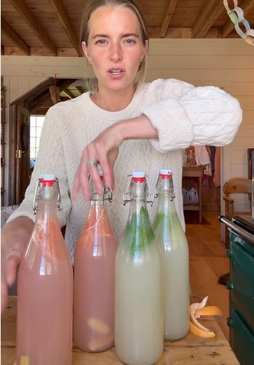 Water Kefir with New Farmer Hydrate: Lemon, Lime & Ginger