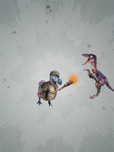 troodons afraid of fire 😱🔥 #fyp #gaming #ark #arksurvivalevolved #arksurvivalascended #troodon #pve #pvp #beach #bob #new #beginner #advanced #help #guide #tips #tricks #basics #meme #toon #mac #crafting