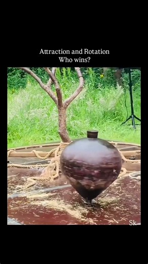 Gravity vs Angular Momentum #science #physics #education