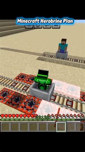 minecraft Herobrine race edit #shorts
