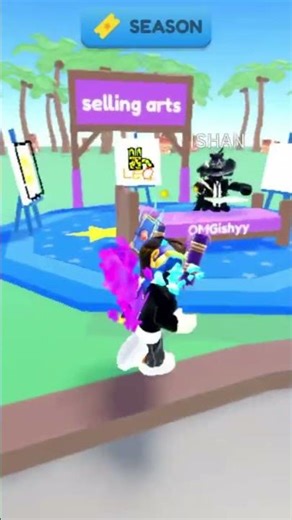 This game gives you robux for painting( starving artists)#roblox #robux #robloxedit #starvingartist