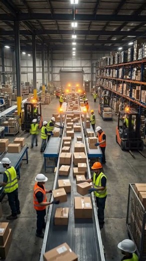 Steerable Wheel Sortation System in Warehousing!