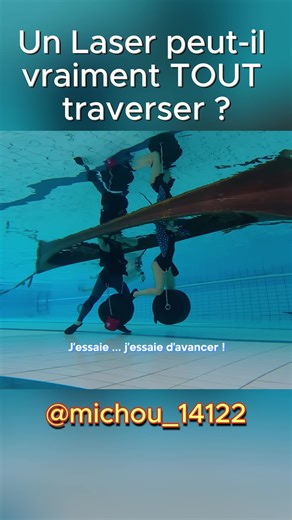 Un laser peut-il vraiment tout traverser ?