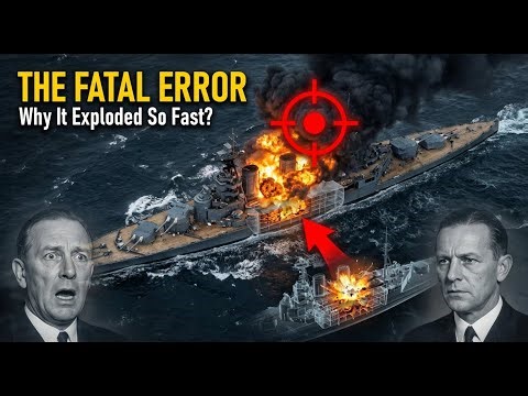 Why the World's Most Powerful Warship Exploded After Just 3 Minutes?