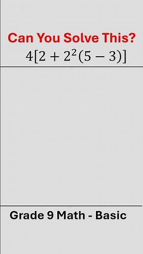 Most Students Get This BEDMAS Question Wrong! (Grade 9 Math – Basic)