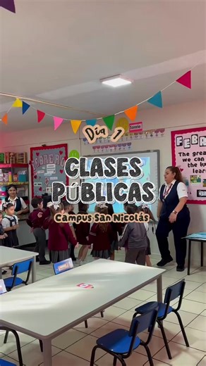 En el Campus San Nicolás vivimos una jornada muy especial con nuestras Clases Públicas 📚✨ Abrimos las puertas de nuestras aulas para que los padres de familia nos acompañaran y pudieran experimentar de primera mano cómo se desarrollan nuestras clases, la dinámica de trabajo, la participación de nuestros alumnos y el compromiso de nuestros docentes en cada actividad. Agradecemos profundamente a todos los padres que nos acompañaron y formaron parte de esta experiencia. Su presencia y confianza so