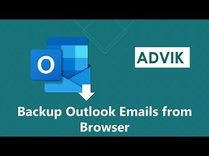 How to Backup Outlook Emails from Browser | With Attachments | 2024