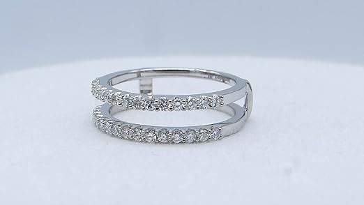 Dazzlingrock Collection 0.50 Carat (ctw) 10K Gold Round Diamond Ladies Anniversary Wedding Enhanc...