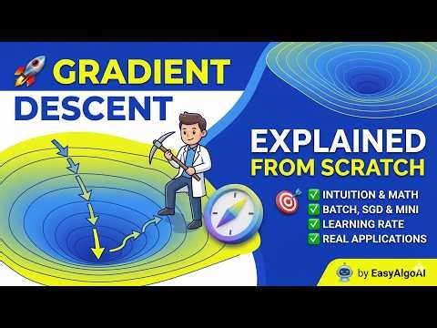 Gradient Descent in Machine Learning | Explained from Scratch | EasyAlgoAI