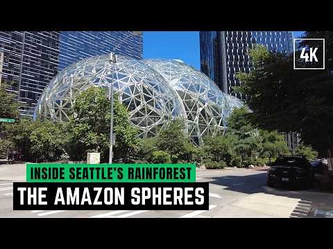 Inside Seattle's Rainforest | The Amazon Spheres | 4K