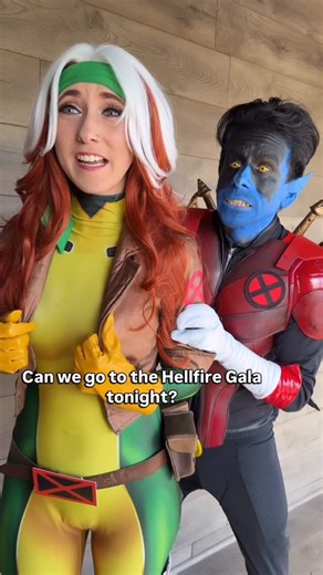 Chanel Renee Morehead on Instagram: "Don’t Mess with Mystique 💙💀💙💀💙💀💙 Rogue & Nightcrawler want to go to the Hellfire Gala… but which parent do they ask? 🎉🎊🍾 How do you grow up to be ❌-Men with parents like Mystique & Azazel? 🤔💭 Mystique: @chanelrenee_xo Rogue: @sierramm Nightcrawler: @danidark0 Azazel: @emg_cosplays #marvel #xmen #cosplay #family #lifestyle"