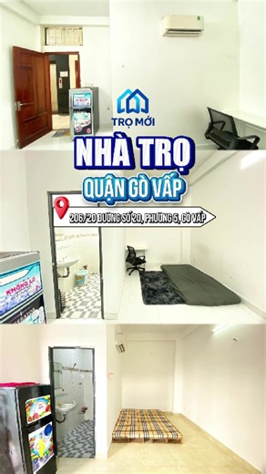 🏡 Phòng trọ tiện nghi Gò Vấp – phù hợp sinh viên & người trẻ 📍 206/20 Đường số 20, P5, Gò Vấp 👉🏻Phòng full nội thất - Khu nhà an ninh, khóa vân tay, camera 24/7, giờ giấc tự do, không chung chủ. 👉🏻Gần ĐH Công Nghiệp, Văn Lang CS3, Hùng Vương, ĐH Mở – thuận tiện đi học, đi làm qua Bình Thạnh, Phú Nhuận, Tân Bình, Q12. 👉🏻Inbox xem phòng ngay! #trogiare #phongtrosinhvien #govap #phongtrofullnoithat #xuhuong